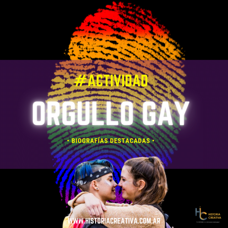 #ACTIVIDAD – Día del Orgullo LGBT. Un recorrido histórico a partir de biografías destacadas.