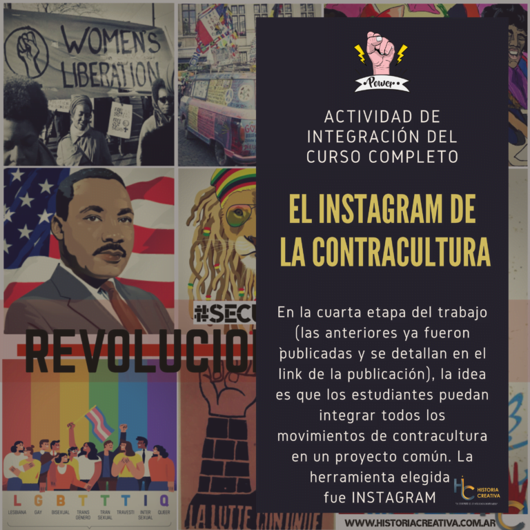 #ACTIVIDAD – «La Contracultura de los ´60». Instancia grupal curso completo.