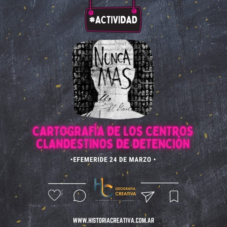 #ACTIVIDAD – 24 de marzo: Cartografía de los centros clandestinos de detención
