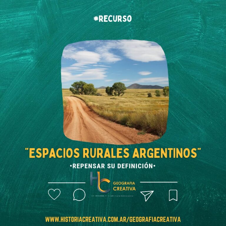 #RECURSO: «Espacios rurales argentinos»